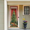 thumbnail image 1 of Panneau de Porte Vache Tapisserie Décorative Rideau de Fête de Noël Festif pour Porte d'Entrée et Entrée, 1 of 5