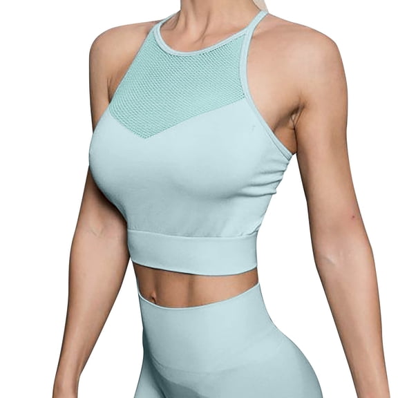 Ramiter Lingerie for Women Seamless Sports Bra Wirefree Yoga Bra With Removable Pads for Women Female Soft Intimate Bra S,Green