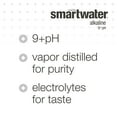 thumbnail image 3 of Smartwater Alkaline Vapor Distilled Premium Water, 33.8 fl oz, Bottle, 3 of 6