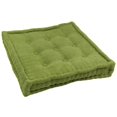 thumbnail image 1 of 25-inch Square Corder Floor Pillow with Button Tufts, 1 of 2
