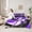 Purple, variant on Castle Fairy Flying Butterflies Twin Bedding Sets,Love Heart Bedding Comforter Set