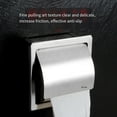 thumbnail image 2 of Porte-papier Toilette Support Ménager Pas de Bavures Poli Rouleau Support Rouleau Montage en Acier Inoxydable Salle de Bain Boîte de Rangement, 2 of 7