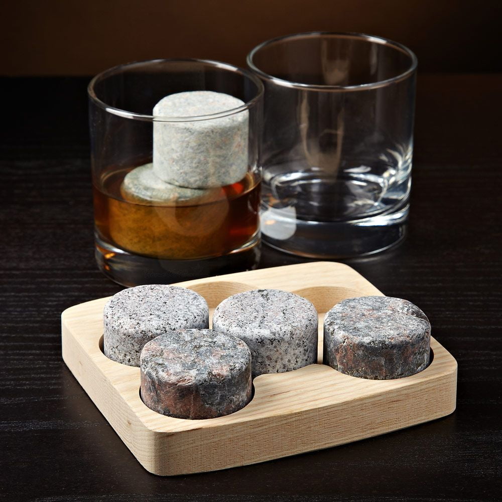 Round Whiskey Stones 6 Piece Set - Walmart.com