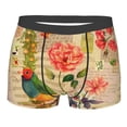 thumbnail image 5 of Uemuo Vintage Bird Pattern Men's Boxer Briefs,Trunk Anti-Chafing,Comfortable, Durable, and Stylish Underwear-Large, 5 of 9