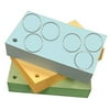 Debra Dale Designs 3" X 5" Standard 110# Ringed Index Cards - 300 Cards - Single Hole Punched - Includes Six Metal Binder Rings - Three Pastel Colors - Blue, Green, Buff - Packaged 100 Of Ea