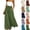 Army Green #8, variant on KDDYLITQ Pants for Women High Elastic Waisted Drawstring Polka Dots Flowy Boho Trousers Wide Leg Fall Vocation Cute Athletic Business Bottoms with Pockets Army Green 2XL
