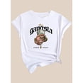 thumbnail image 3 of 1pc Women'S Casual Fashion T-Shirt with Ring, Necklace, and Watch Print - Polyester, Crew Neck, Short Sleeve, Knit Fabric, Medium Stretch - Spring/Summer/Fall Top, 3 of 6
