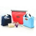 thumbnail image 1 of Sac Isotherme Portable avec Fermeture Éclair Bleu 28 * 27 * 9cm, 1 of 4