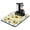 White-125, variant on Coffee Bar Mat with Rustic Design - Absorbent & Leak-Proof Diatom Mud Mat for Coffee Station, Durable Under Machine Pad with Quick Dry & Stain-Hiding Surface, Bohemian Touch