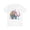 White, variant on Elephant Graphic Unisex 100 Cotton Jersey Vintage Art Design Tee 13