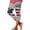 Grey, variant on Women's 250th Anniversary Patriotic Tights 4th of July Fashion Mid Waist Pants Elastic Summer Vacation Capris Leggings