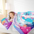 thumbnail image 4 of Castle Fairy 2-Piece Twin Axolotl Ocean Comforter Set, 4 of 8