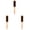Kaki 3 pcs, variante sur YWIYIUD 1 Pce Peigne de Coiffage Portable 1,65 X 8,89 Po Peigne à Retourner Durable et Pratique Outil de Coiffage en Bois pour Lisser les Cheveux Convient aux Adultes et aux Ados