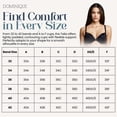 thumbnail image 3 of Dominique Women’s Talia Front Closure Racerback Bra #3900 – Seamless Everyday T-Shirt Bra – Lingerie For women, 3 of 6