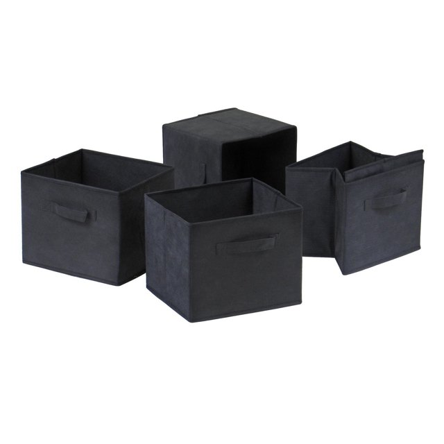 Winsome Capri Baskets in Black Finish - 22411