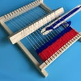 YIHONGMU Kids Wooden Knitting Loom Set with Yarns & Tools DIY Weaving