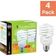 thumbnail image 4 of Xtricity Fluorescent Light Bulbs T2 Spiral, 5000k Daylight, 23W, E26 Base, UL Listed, 4 of 7