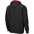 thumbnail image 3 of Men's Colosseum Black Texas Tech Red Raiders Big & Tall Full-Zip Hoodie, 3 of 3