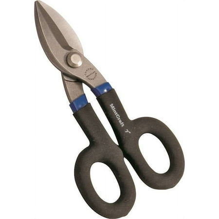 Snip Tin 7in Straight Cut Chrm