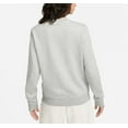 thumbnail image 2 of Nike Sportswear Club Fleece Women's Crew-Neck Sweatshirt Color: Dark Grey Heather/White Size: XS, 2 of 3