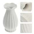 thumbnail image 4 of Vase Ceramic Flower White Large Vases Artistic Holder Modern Small Flowers Decor Extra Floor, 4 of 5