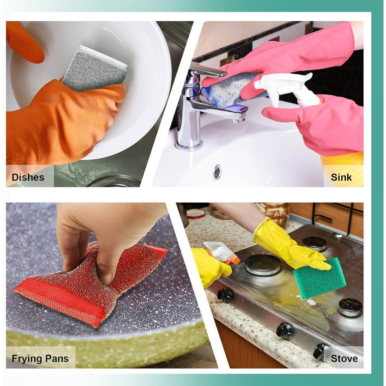 Sponges Kitchen Dish Sponge For Washing Dishes Cleaning Kitchen, All
