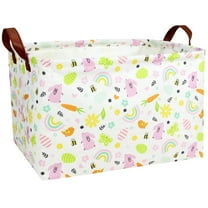 NIETEIN Easter Basket Rabbit Basket Easter Egg Decor Kid Large Empty