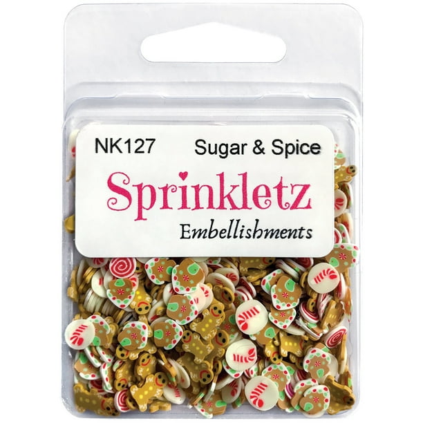 Buttons Galore Sprinkletz Embellishments for Crafts, Tiny Polymer Clay  Bright Colors -Color Wheel 2 Packs -1200 pieces