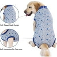 thumbnail image 2 of HQREA Dog Recovery Suit After Surgery Cotton Sleeveless Large Big Dog Pajamas PJs with Zipper, 2 of 6