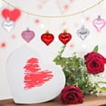 thumbnail image 4 of 24 Pcs Valentine's Day Heart Shaped Decorations Heart Shaped Balls Shatterproof Tree Ornaments for Anniversary Wedding Party Table Decor Red, 4 of 5