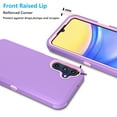 thumbnail image 4 of Njjex Galaxy A15 5G Cases,Sturdy Phone Case for Samsung A15 5G 6.5",Full-Body Shockproof Protection Heavy Duty Hard Plastic & Shock Absorption Rubber Bumper 3-in-1 Case Cover - Purple, 4 of 6