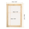 thumbnail image 2 of Unique Bargains Silk Screen Printing Frame Kit 42x30cm Wooden with 120 Mesh, 2 Pieces, 2 of 7