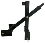 Titan Attachments 3 Point Scissor Lift Fits Category 1 Tractors, Material Handling Lift for Raising, Lowering & Extending Hay Bales to Stack