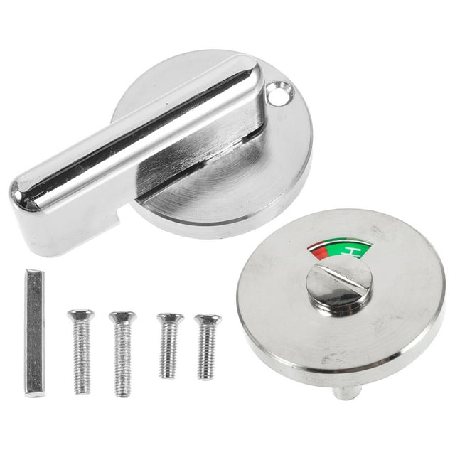 MIANGASTORE Bathroom Privacy Door Lock Green Red Indicator Shower Door Latch Bathroom Lock