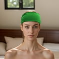 thumbnail image 6 of Unique Bargains 1 Pc Comfortable Headband Pure Color Wide Headband for Sport Green, 6 of 6