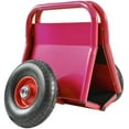 thumbnail image 2 of Heavy Duty Panel Dolly, Slab Dolly with Two Handles, 10" Solid Rubber Tires, 1000 LBS Capacity, Red, 2 of 6
