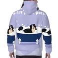 thumbnail image 7 of Uemuo Bernese Mountain Dog Sitting Bath Tub Pattern Men's Hoodie - Casual Pullover Hoodie with Kangaroo Pocket, Stylish Hooded Sweatshirt for Everyday Wear-4X-Large, 7 of 7