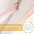 thumbnail image 3 of Round Shower Curtain Rod Pole Hanger Tension Hooks for Curtains Wall Bracket Mounted 2 Pcs, 3 of 6