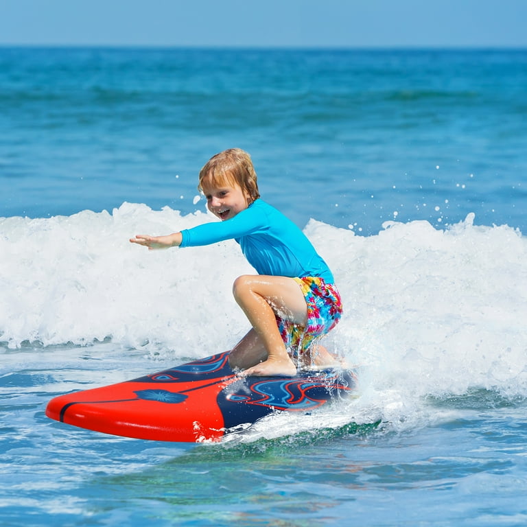 Topbuy 6' Foam Surfboard for Adults and Kids, Hard Bottom Topbuy 6' Foam Surfboard for Adults and Kids, Hard Bottom