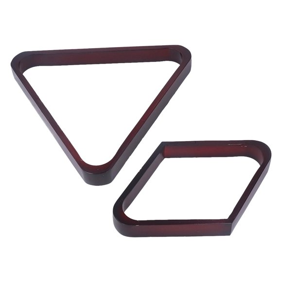 Billiard Ball Rack Set 9 Ball Stand Triangle Ball Rack Set for 5.72cm American Style Large Billiards Wine Red,BilliardBallRackSet,PineWoodenBilliardBallRack