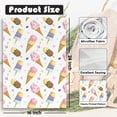thumbnail image 6 of Summer Ice Cream Cone Kitchen Towels - Seasonal Holiday Summer Dish Towels Gifts for Girls, Friut Ice Pop Decorative Absorbent Dishcloths Hand Towels for Kitchen Decor 18x26 Inches, 6 of 6