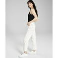 thumbnail image 3 of And Now This Women's Ripped Mom Jeans Seashell Off White Wash Size 29, 3 of 7