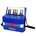 thumbnail image 1 of Blue 17 Keys 8 Bass Accordion Children'S Educational Musical Instrument for Students Beginners, 1 of 5