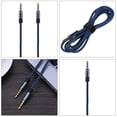 thumbnail image 4 of 1,5 m macho de 3,5 mm a macho de 3,5 mm Cable de audio de tejido AUX Cable auxiliar (azul) WDOplteas Para estrenar, 4 of 6
