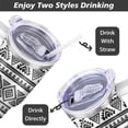thumbnail image 5 of 40 Oz Boho Tumbler With Handle 40oz Boho Tumbler With Lid Straw Double Insulated Travel Coffee Mug Womens Boho Cup Gifts, 5 of 6
