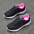 thumbnail image 5 of Women's Lightweight Walking Sneakers Casual Lace Up Flats Tennis Athletic Running Fashion Sport Shoes for Girls, 5 of 13