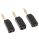 thumbnail image 3 of 5 conectores de prueba tipo banana de 2 mm apilables, chapados en oro, para soldar negro, 3 of 7