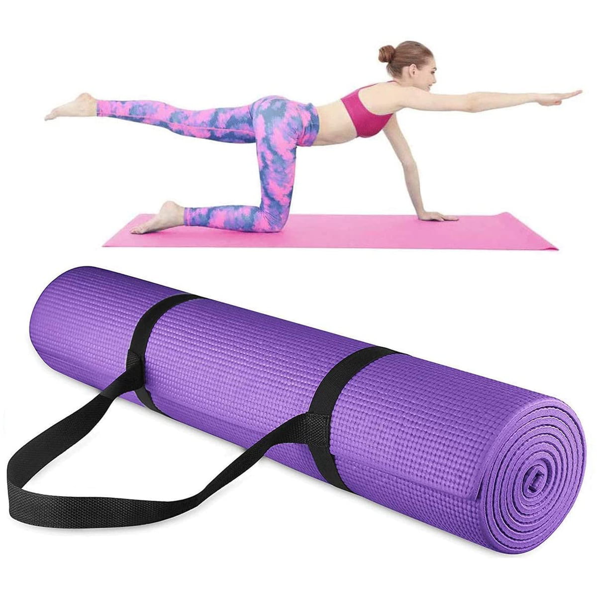 RDX Yoga Mat Non Slip Pilates Gym Fitness Exercise Gymnastics Workout Aerobic 