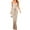Beige, variant on Lolmot Womens Sexy V-Neck Spaghetti Strap Sleeveless Cami Dress Sequin Sparkly Glitter Bodycon Maxi Dresses Wrap Club Party Dress