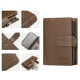 thumbnail image 6 of Sendefn Men's Wallet Genuine Leather Wallets for Men RFID Blocking Card Holder with Zipper Coin Purse, 6 of 7